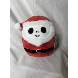 Nightmare Before Christmas Santa Jack Skellington Squishmallow BNWT 6.5 Inch